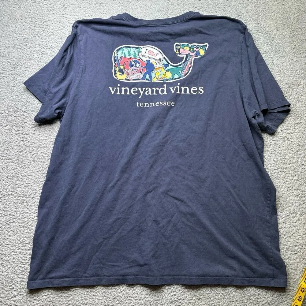 Vineyard Vines Tennessee t shirt 100% cotton 2xl - Picture 8 of 11